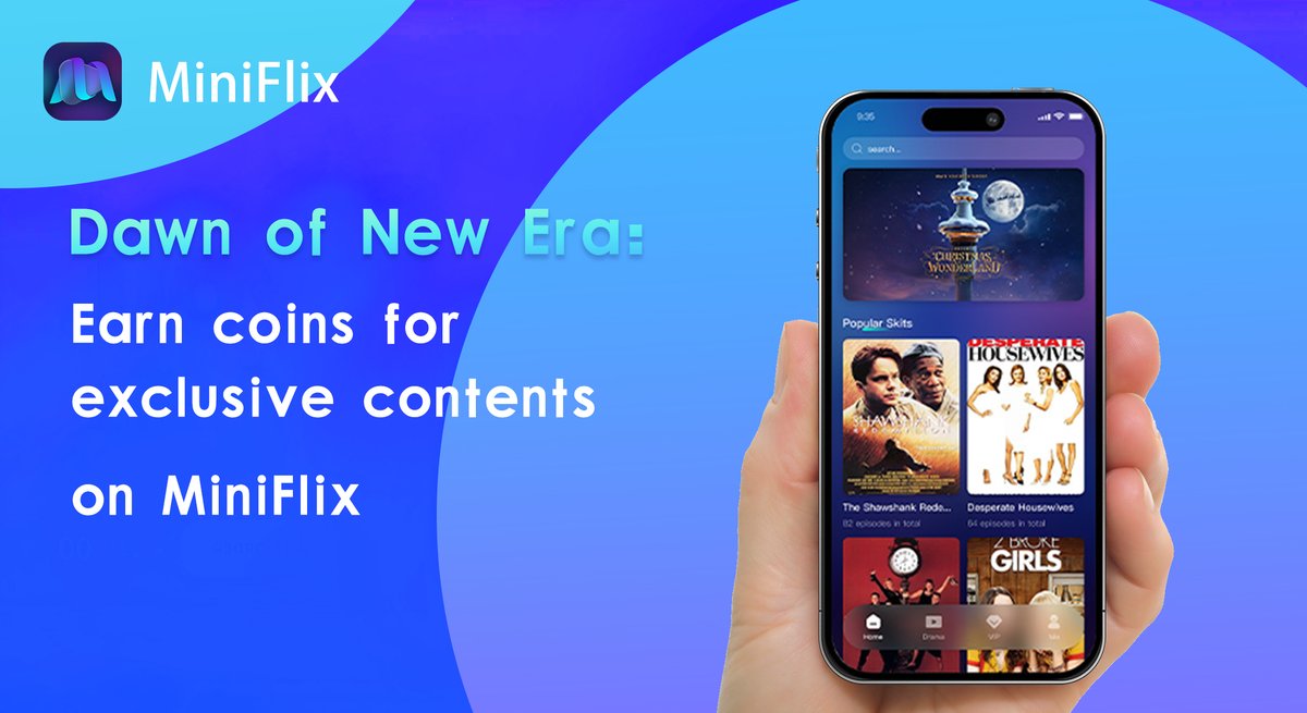 🎆Engage in MiniFlix activities and earn coins for exclusive contents🪂
💎Recommended choice of contents for you 🎬

🔥Only at #MiniFlix🚀
#web3 #AI #reels #movies #Trending