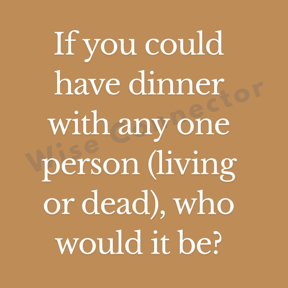 wiseconnector's tweet image. I would choose my dad. You?