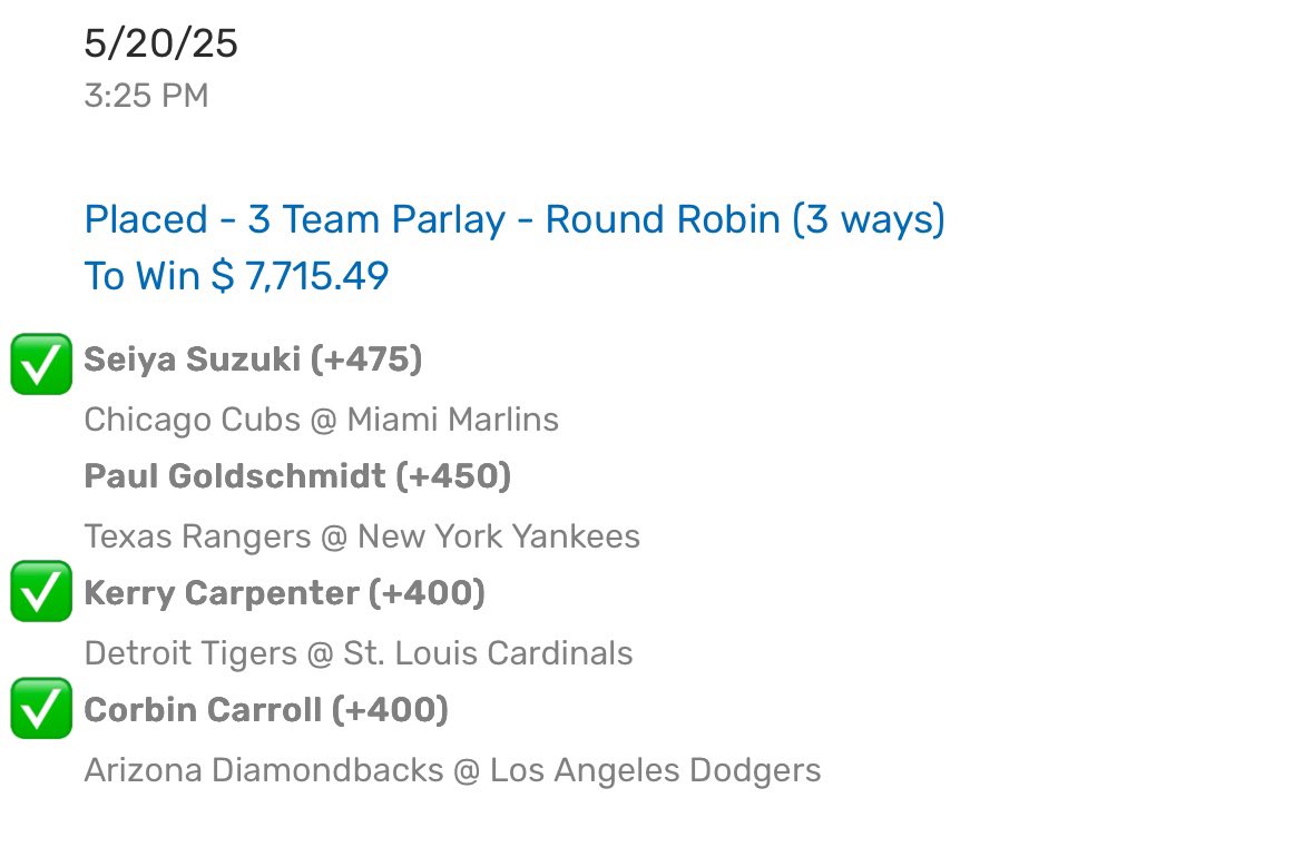 Parlay Pusher tweet media