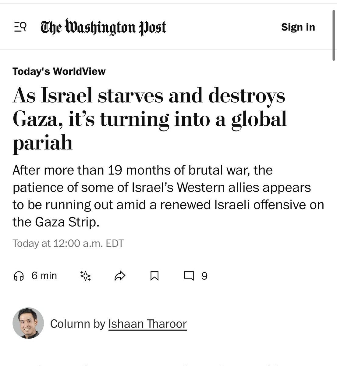 Arsen Ostrovsky 🎗️ (@ostrov_a) on Twitter photo Entire column in Washington Post by activist writer <a href="/ishaantharoor/">Ishaan Tharoor</a>, and only one pitiful reference to the hostages (even then quoting someone else). All you need to know about his visceral anti-Israel bias and hatred. Entire column in Washington Post by activist writer <a href="/ishaantharoor/">Ishaan Tharoor</a>, and only one pitiful reference to the hostages (even then quoting someone else). All you need to know about his visceral anti-Israel bias and hatred.