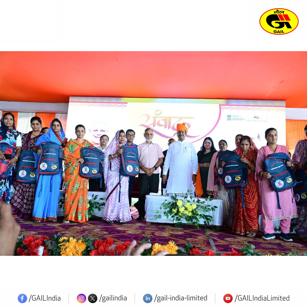 To further the vision of Hon’ble PM to empower and strengthen rural healthcare , GAIL (India) Limited proudly launched the Bundi edition of Project Sakhi Satchel under its CSR outreach—celebrating the spirit, strength, and service of ASHA Workers, the true backbone of India’s