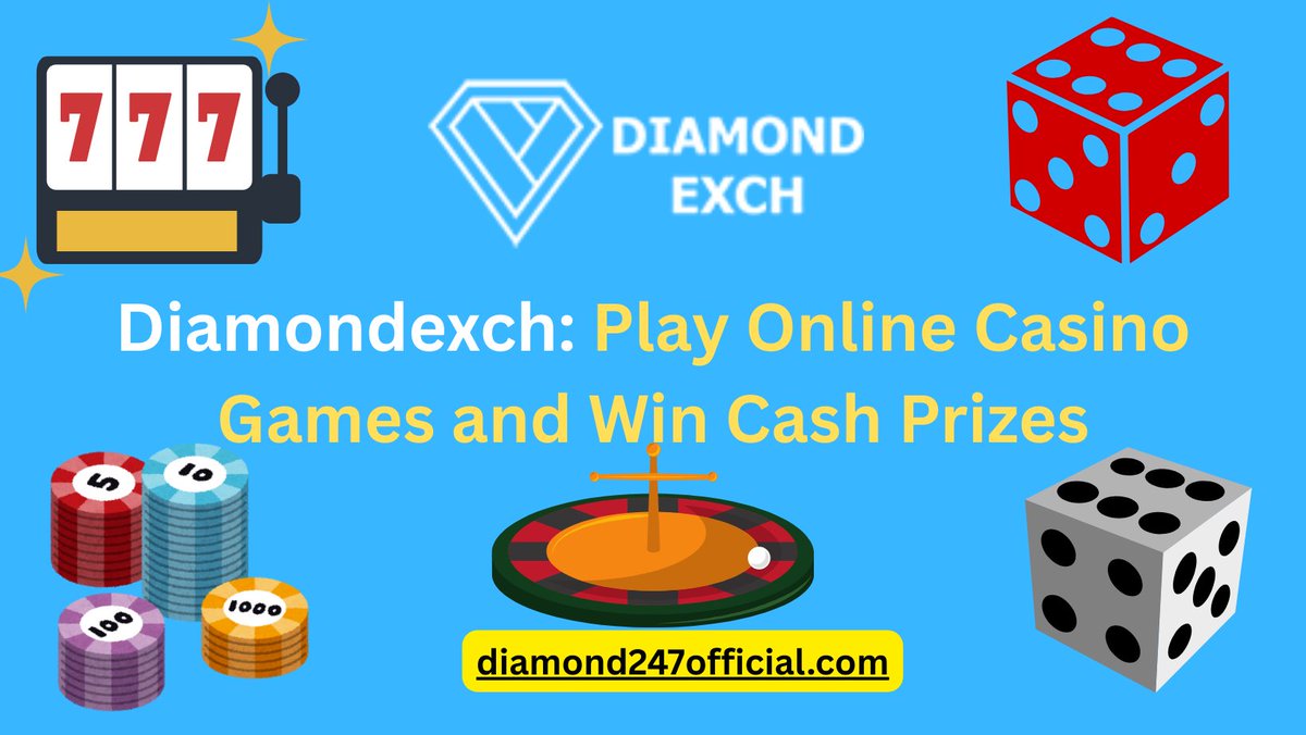 d247official1's tweet photo. Diamondexch: Play Online Casino Games and Win Cash Prizes
https://t.co/hcsFfEFFgO https://t.co/MEI35xHMJd