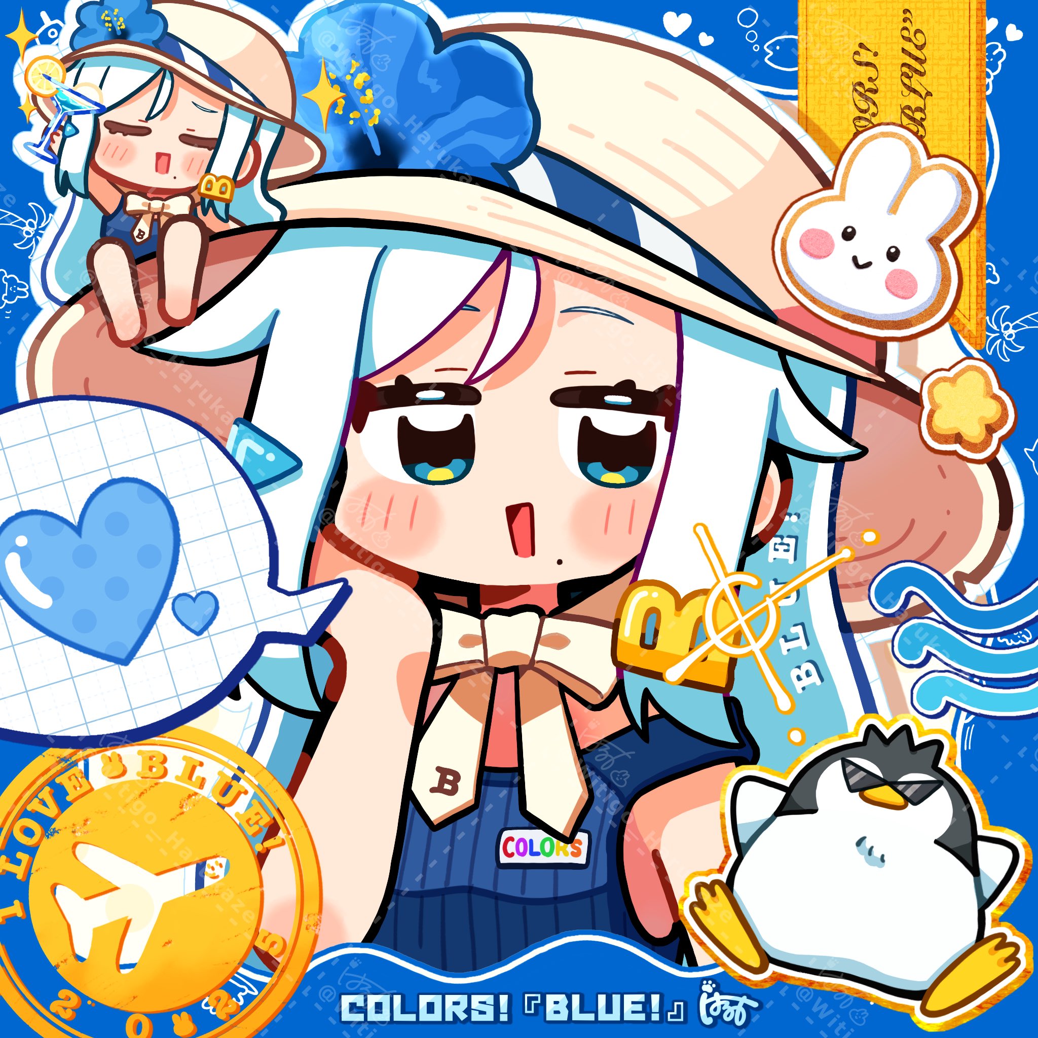 ◇春を待ちわびて◇手描きイラスト まだ下書き。 あと1人描いたら終わりが見える、というか終わらせ