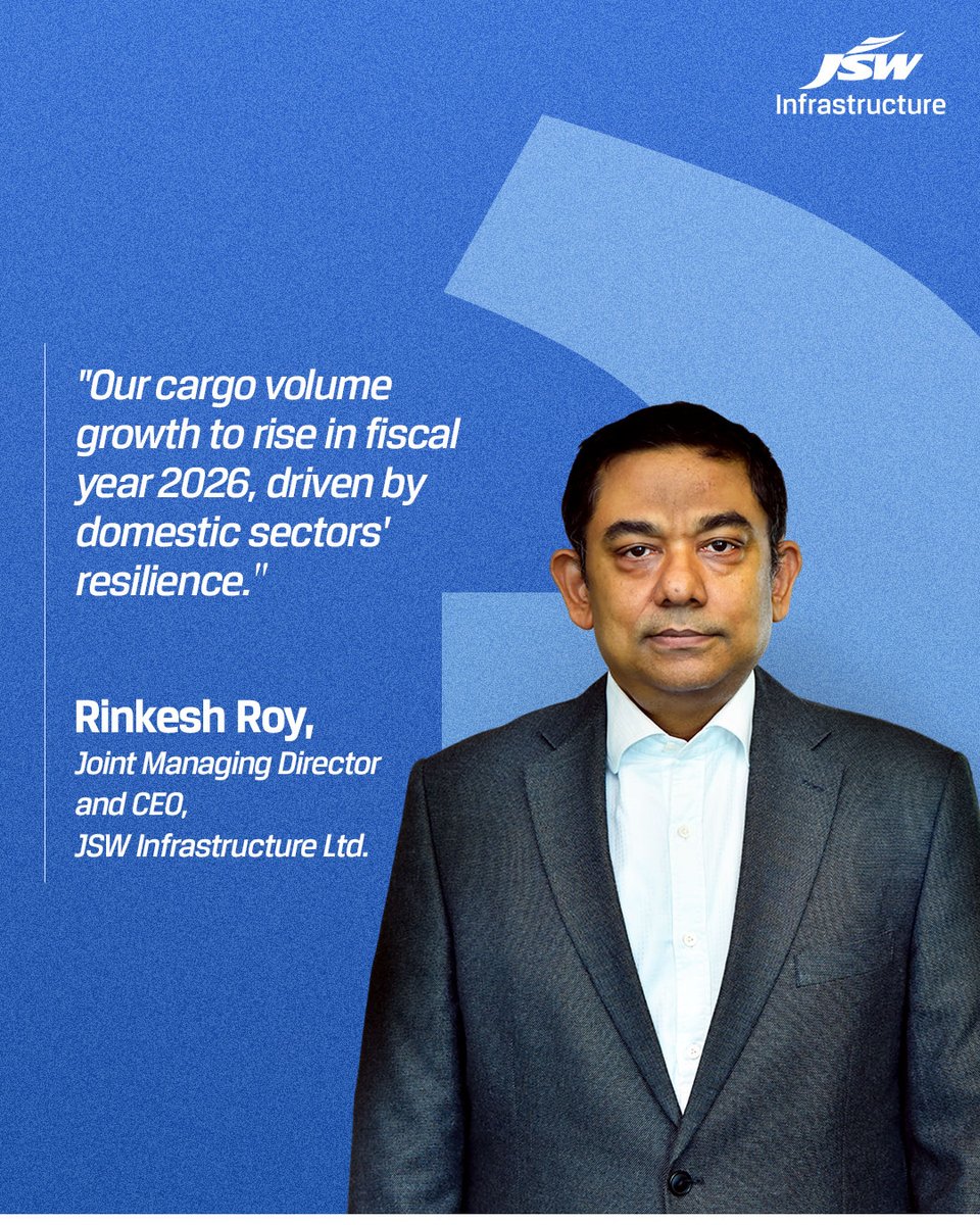 In a world of shifting global currents, JSW Infrastructure is charting a resilient course.
With a sharp focus on domestic steel and energy sectors, we’ve built a cargo mix that’s largely insulated from external trade disruptions. As a result, we’re gearing up for a 10% cargo