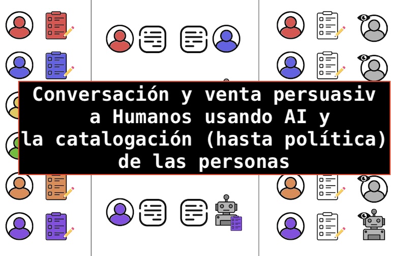 Chema Alonso (@chemaalonso) on Twitter photo El lado del mal - Conversación y venta persuasiva a Humanos usando AI y la catalogación (hasta política) de las personas  elladodelmal.com/2025/05/conver… #AI #IA #LLM #GPT4 #Privacidad #InteligenciaArtificial #Advertising #Ads El lado del mal - Conversación y venta persuasiva a Humanos usando AI y la catalogación (hasta política) de las personas  elladodelmal.com/2025/05/conver… #AI #IA #LLM #GPT4 #Privacidad #InteligenciaArtificial #Advertising #Ads