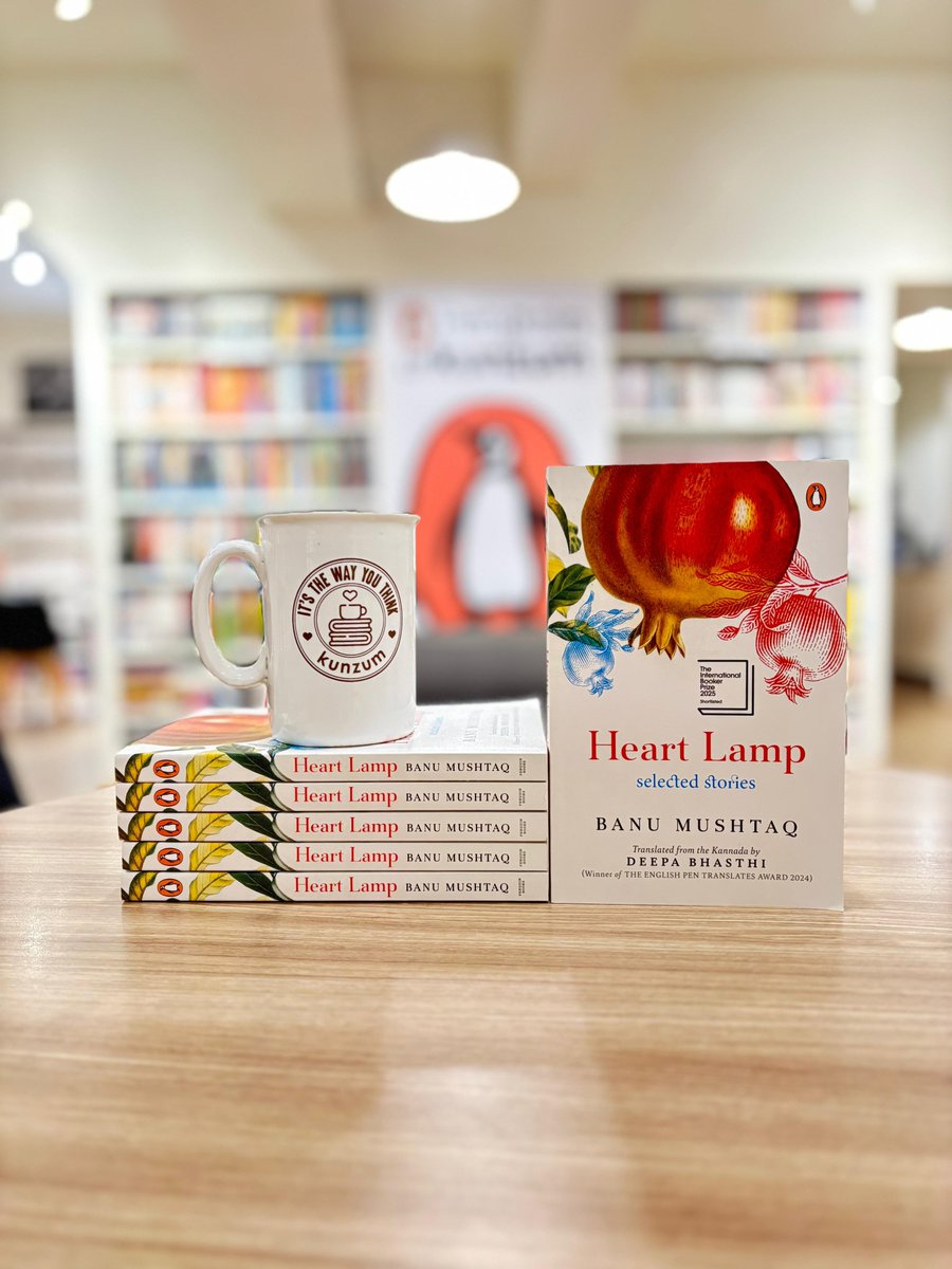INDIA'S BANU MUSHTAQ SCRIPTS HISTORY WITH INTERNATIONAL BOOKER WIN FOR 'HEART LAMP'

A big congratulations to the author and the translator, Deepa Bhasthi. Limited copies available at Kunzum in store or online at kunzum.shop/products/banu-…