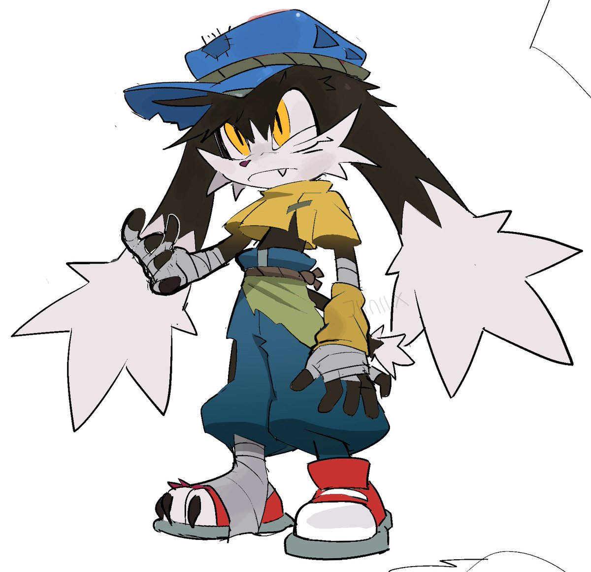 ohh what happen to klonoa? (desing for fun)