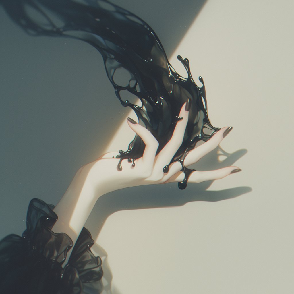 ameerusan's tweet photo. Embodying the void. The hand that holds shadow. 🖤#AbstractArt #DarkFantasy #Ethereal #aiart #textprompt #ValeriaChorozidi
虚空を体現する。影を宿す手。#抽象芸術 #ダークファンタジー #幽玄 🖤 #midjourney https://t.co/LuKcrUdH2F