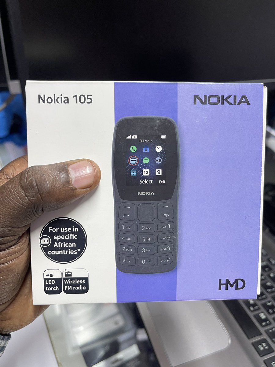 Allooo! Mpesa ting ting! Get yourself this Nokia 105 feature phone today. 

Price.Kes.1,999/- DM/Call 0707-120628. Countrywide delivery within 24 hours.