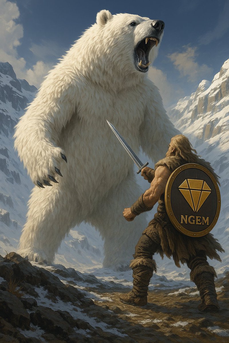 🛡️ 在市场的冰雪风暴中，我们从不退缩。

面对的寒冬与挑战， $NGEM 以信仰为盾、以共识为刃，坚定前行。

💎 最终的胜利，只属于勇敢者！

#NGEM #铭文 #BRC20