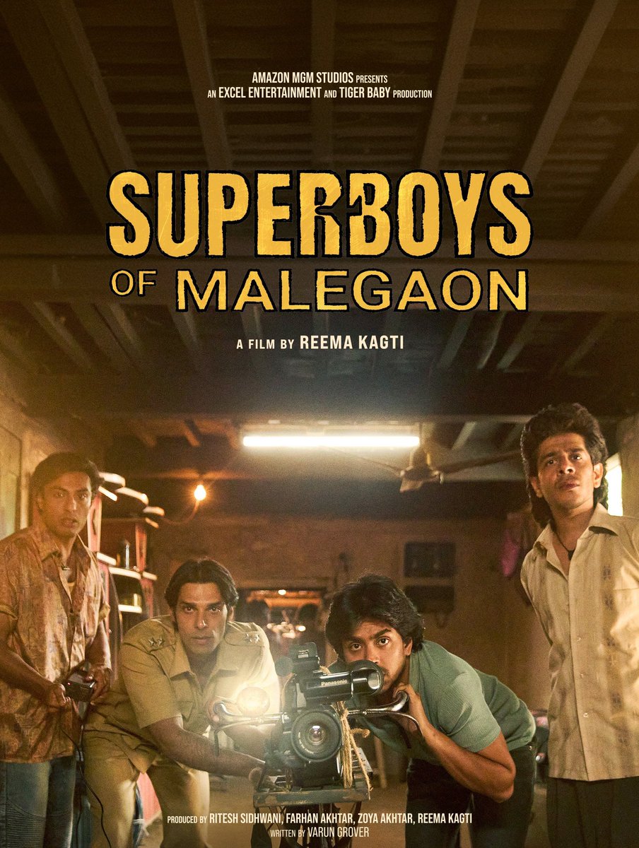 rohanpr005's tweet photo. Superboys of malegaon (2025) !
An amateur filmmaker, helped by a group of passionate friends, decides to make a movie in his hometown, Malegaon, India | Acting | Direction | Cinematography | BGM

#indiancinema https://t.co/AOsXyoTPJT