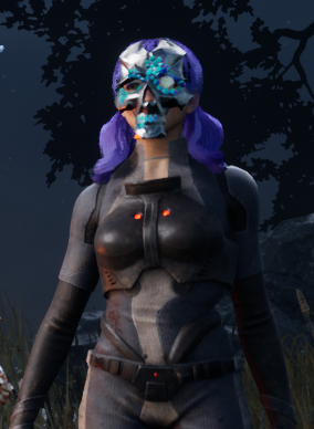 Day 6 of asking <a href="/DeadbyDaylight/">Dead by Daylight</a> <a href="/Behaviour/">Behaviour Interactive</a> 
to fix my favorite hair. 

Well Ive got my mask and I got my bait. All Ive gotta do is sit here and wait. 
For the Big, Big Dev to come my way. Even if it's going to take all day.

Fix it pls

#dbd #DeadbyDaylight #halp #aha
