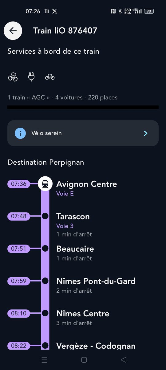 Bonjour <a href="/lio_train_sncf/">liO Train SNCF Occitanie</a> après les soirs avec des trains courts maintenant ce sont les mztins, deux fois d'affilée et rien pour faire la doublette a Nîmes. C'est vraiment se moquer des usagers en période d'affluence.