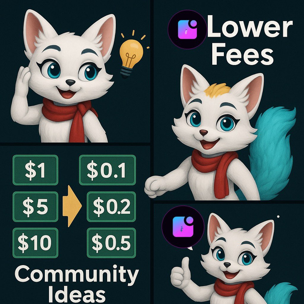EmaVoluminous's tweet image. Iโm a big fan of Fraction Ai, they listen to their community and implement suggestions to aid accessibility for the public
From reducing entry fee tiers from 1-10 dollars to 0.1-0.5
Providing prompt ideas and hosting calls that act as tutorials for newbies
Iโm too bullish ๐