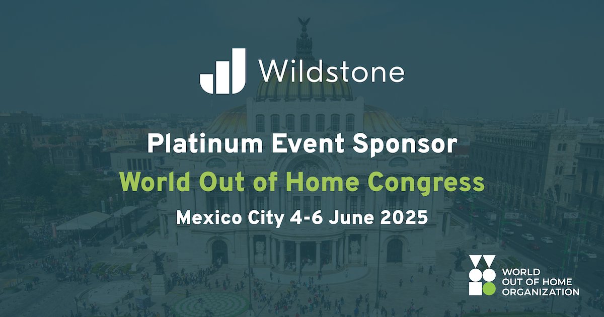 Wildstone (@wildstoneuk) on Twitter photo We’re proud to be Platinum Event Sponsor of the 2025 <a href="/worldoohorg/">World Out of Home Organization</a> Congress in Mexico City - our third year supporting this key global event for the OOH industry:
bit.ly/4mjWjDD
#OOH #DOOH #WOOMexicoCity #WOO2025 We’re proud to be Platinum Event Sponsor of the 2025 <a href="/worldoohorg/">World Out of Home Organization</a> Congress in Mexico City - our third year supporting this key global event for the OOH industry:
bit.ly/4mjWjDD
#OOH #DOOH #WOOMexicoCity #WOO2025