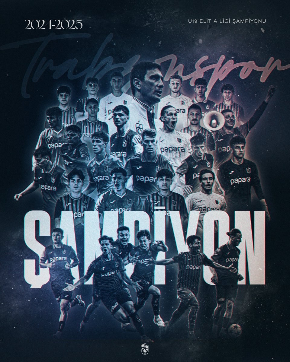 aspor's tweet photo. 🏆 Trabzonspor, U19 Elit A Ligi'nde şampiyon oldu! https://t.co/xH0rYHpLlC