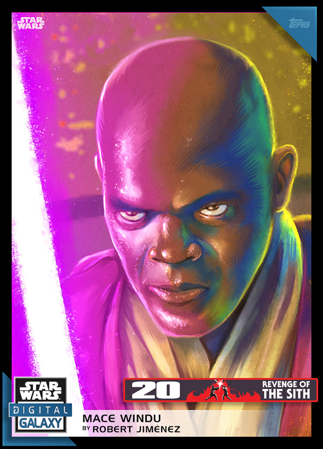 My Mace Windu illustration is out now on the <a href="/ToppsSWCT/">Star Wars™: Card Trader by Topps®</a>  part of the Revenge Of The Sith Anniversary set.  #starwars #macewindu #art #Illustration #RevengeOfTheSith 

<a href="/SamuelLJackson/">Samuel L. Jackson</a>