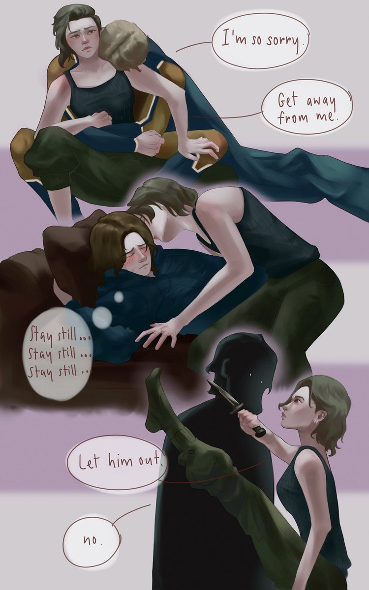 merakicharlene's tweet image. what i think they interact with each others in that 14 months

#boblena #voidwidow #Sentrylight #thunderbolt #Yelena