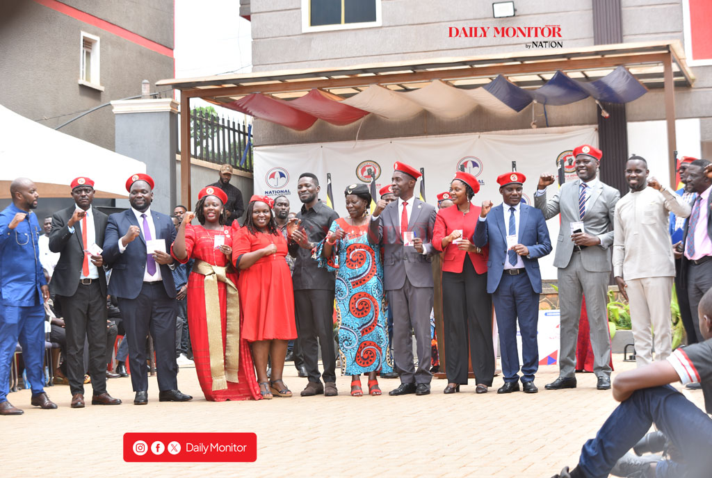 PHOTOS: Dozens of defectors, including top politicians and a journalist, have joined the Opposition National Unity Platform (NUP).

On Wednesday, they were welcomed by NUP President Bobi Wine- at the party’s headquarters in Kampala and handed membership cards.

Notable NUP