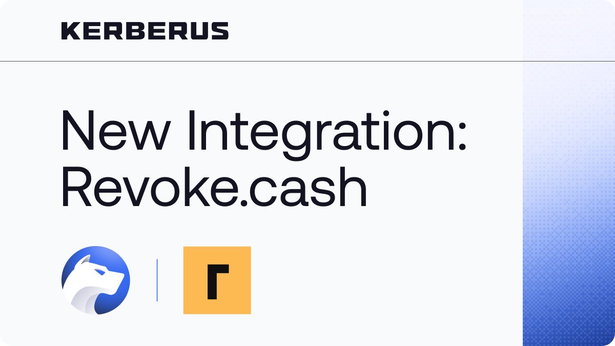 Kerberus Sentinel3 (@kerberus) on Twitter photo Our integration with <a href="/RevokeCash/">Revoke.cash</a> is now live!
The Revoke extension is now scanning domains for security issues powered by Kerberus, the market-leading security solution for detecting scams, phishing and hacks
You can also scan a domain on their site (useful for mobile users!) Our integration with <a href="/RevokeCash/">Revoke.cash</a> is now live!
The Revoke extension is now scanning domains for security issues powered by Kerberus, the market-leading security solution for detecting scams, phishing and hacks
You can also scan a domain on their site (useful for mobile users!)