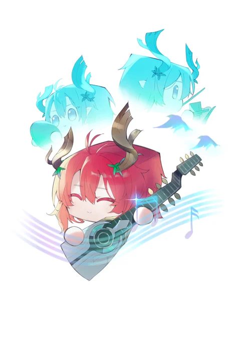 シャコンヌ団子夏空 Ciaccona#WutheringWaves #鳴潮 #WuWaFanart #鳴潮コレクション 