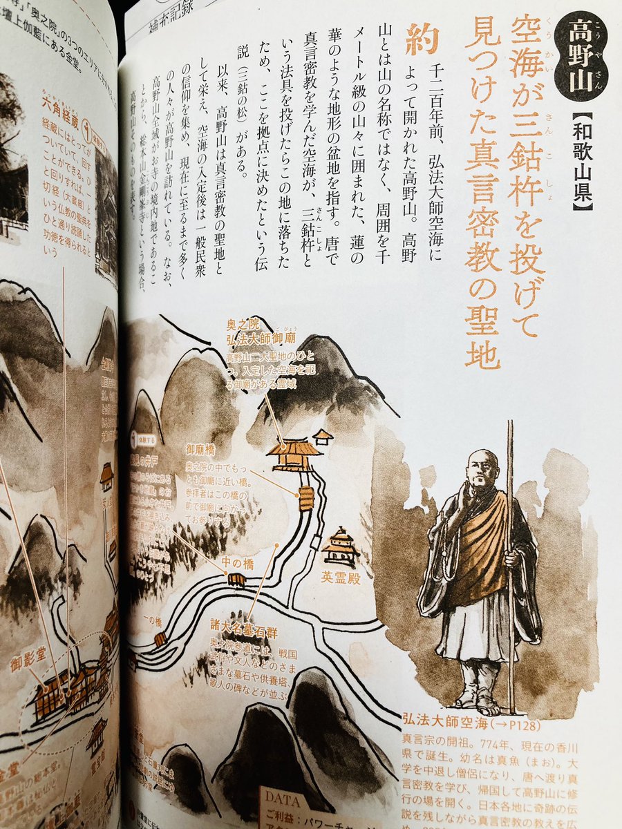 編集のえいとえふ様@atof1004 より「日本の聖地解剖図鑑」の献本をいただきました!
寺社仏閣が好きなので行ったことがある場所も行きたい場所も分かりやすい地図で解説されており、これからの旅行や散歩がいっそう楽しみになりました。
ありがとうございます! 