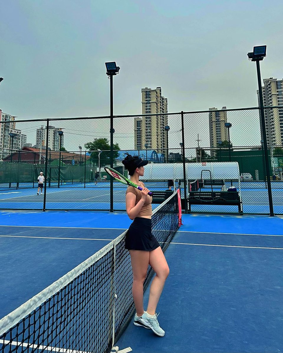 When you focus on hitting the ball, your worries will be temporarily cleared