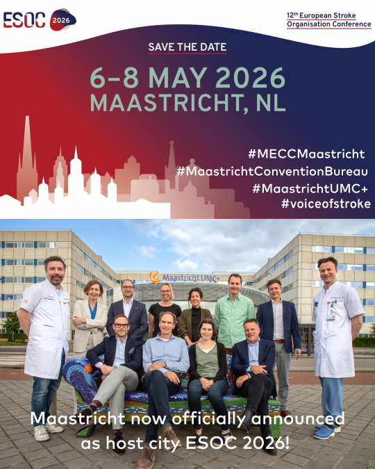 🚀 IMEXscoop: Leading global stroke conference coming to Maastricht in 2026: 5,000 international participants to attend European Stroke Organisation Conference

Find out more at IMEX booth E100, the Netherlands stand - destination Maastricht- or view the full Press Release here