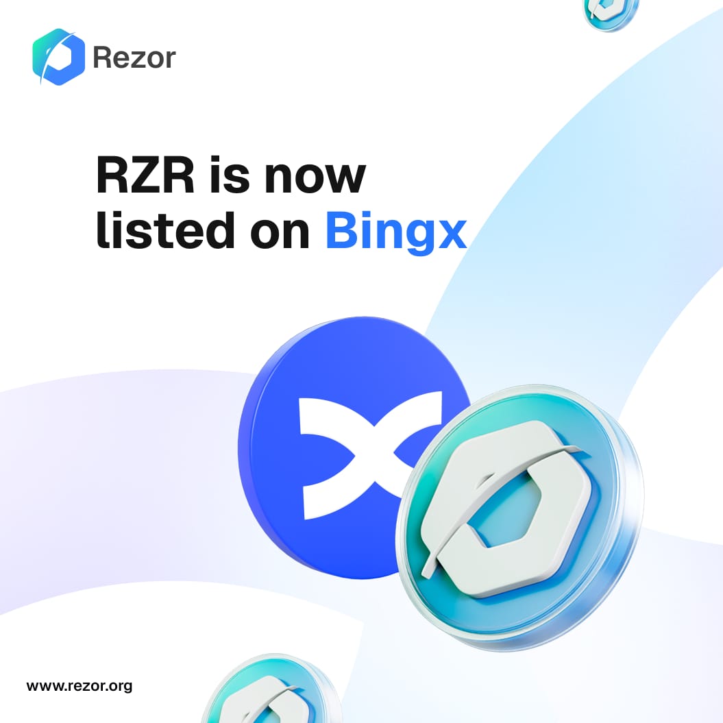 🚨 Listing News! 🚨
$RZR is now LIVE on BingX!

You can now trade REZOR on one of the world’s leading exchanges.

Another step forward for the Rezor ecosystem. 🌐

🔗 bingx.com/en/spot/RZRUSD…

#REZOR #BingX #CryptoListing #LayerZero #Blockchain
