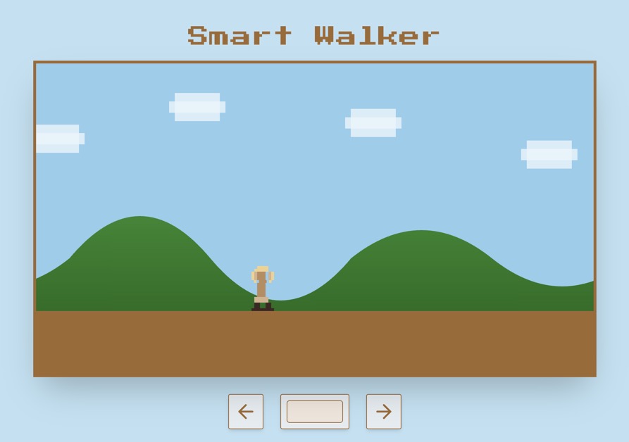 And this is my first - and only - attempt at making a little game in JavaScript... smartwalker.netlify.app 

Source code: 
github.com/guildenstern70…