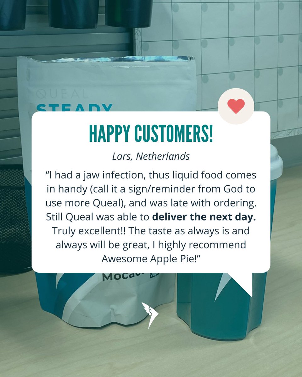 For our Quealers in need, we will always come through!
Take this as your sign to place your next order today, get it delivered just in time for the weekend, and enjoy any of our deliciously healthy recipes.
#clienttestimonial #completemeal #proteinshake