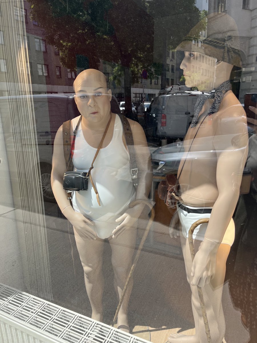 mmdevoe's tweet photo. Need any proof that America is sexist? Check out the mannequins at this ordinary underwear store and just IMAGINE them in a Walmart or Target. #notNYC #travel #vienna https://t.co/XxiCtf9z2Y
