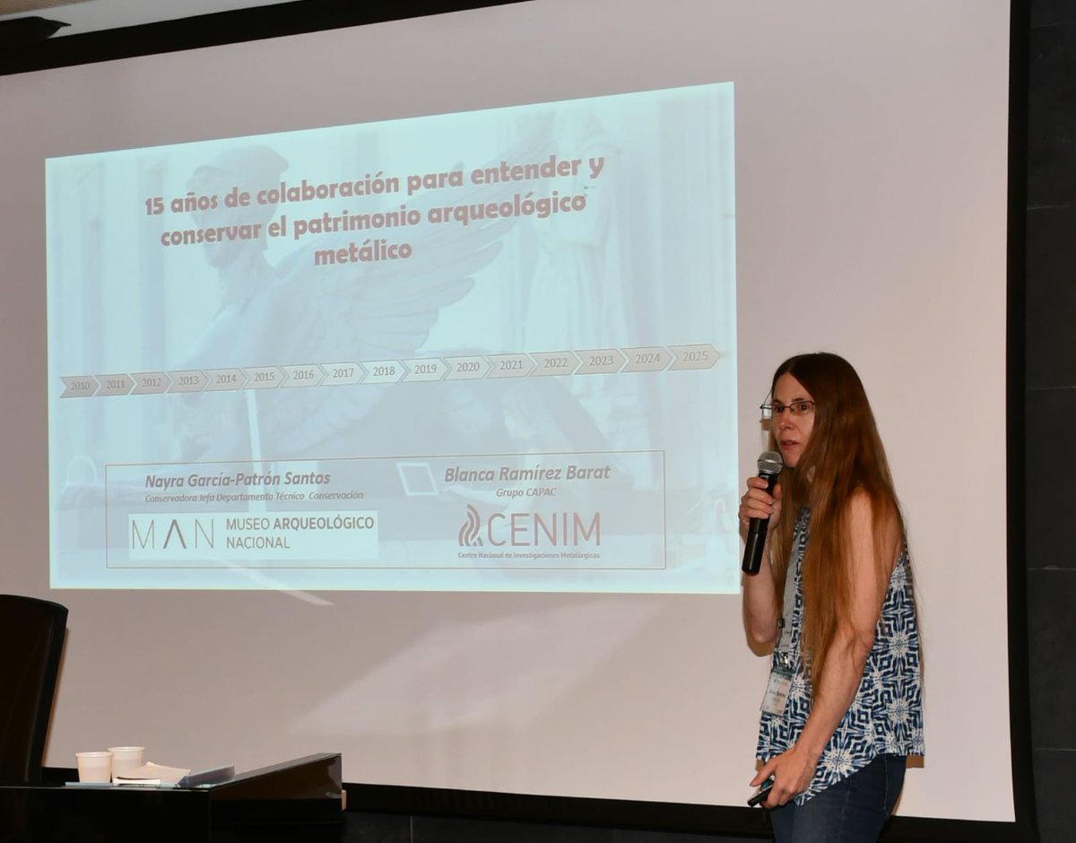 CENIM-CSIC (@csiccenim) on Twitter photo <a href="/OfficialUoM/">The University of Manchester</a> <a href="/CSIC/">CSIC</a> 15 años de colaboración entre el #CENIM <a href="/CSIC/">CSIC</a> 🤝 <a href="/MANArqueologico/">Museo Arqueológico Nacional</a> para entender y conservar el patrimonio arqueológico metálico
Charla a dos manos entre Nayra García-Patrón & Blanca Ramírez
🔥 #MetalCENIM2025 ♻️ #SAA2025 <a href="/OfficialUoM/">The University of Manchester</a> <a href="/CSIC/">CSIC</a> 15 años de colaboración entre el #CENIM <a href="/CSIC/">CSIC</a> 🤝 <a href="/MANArqueologico/">Museo Arqueológico Nacional</a> para entender y conservar el patrimonio arqueológico metálico
Charla a dos manos entre Nayra García-Patrón & Blanca Ramírez
🔥 #MetalCENIM2025 ♻️ #SAA2025