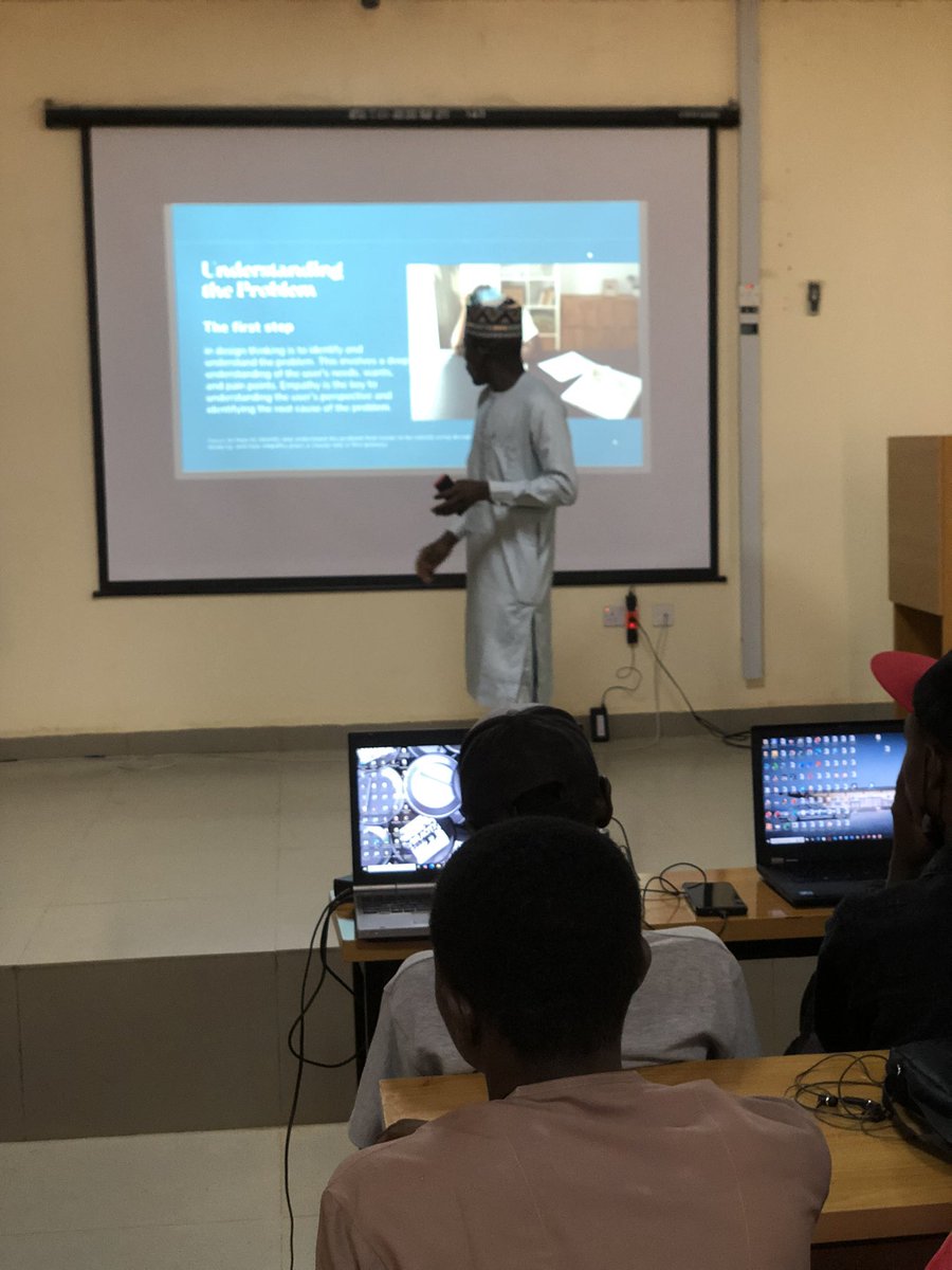 techproczar's tweet image. Day 3 kicks off! 
The first session on *Design Thinking* is live at #ICodeABU.  Participants are learning how to turn ideas into user-focused solutions. 💡🧠  
#BuildOnICP #ICPHUBNigeria @icphub_NG @ICPHUBS @KaftanDev @MubarakMAS_ @Tokyo_Web3_0