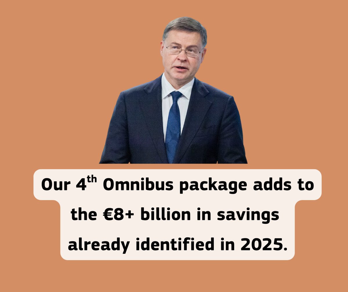 Small mid-cap companies are key to the 🇪🇺EU economy.

✅Today’s #simplification package improves their definition, exempts small mid-caps from several rules and cuts paper-based requirements – slashing red tape and unlocking €400 million more for growth.

europa.eu/!YWrMgX