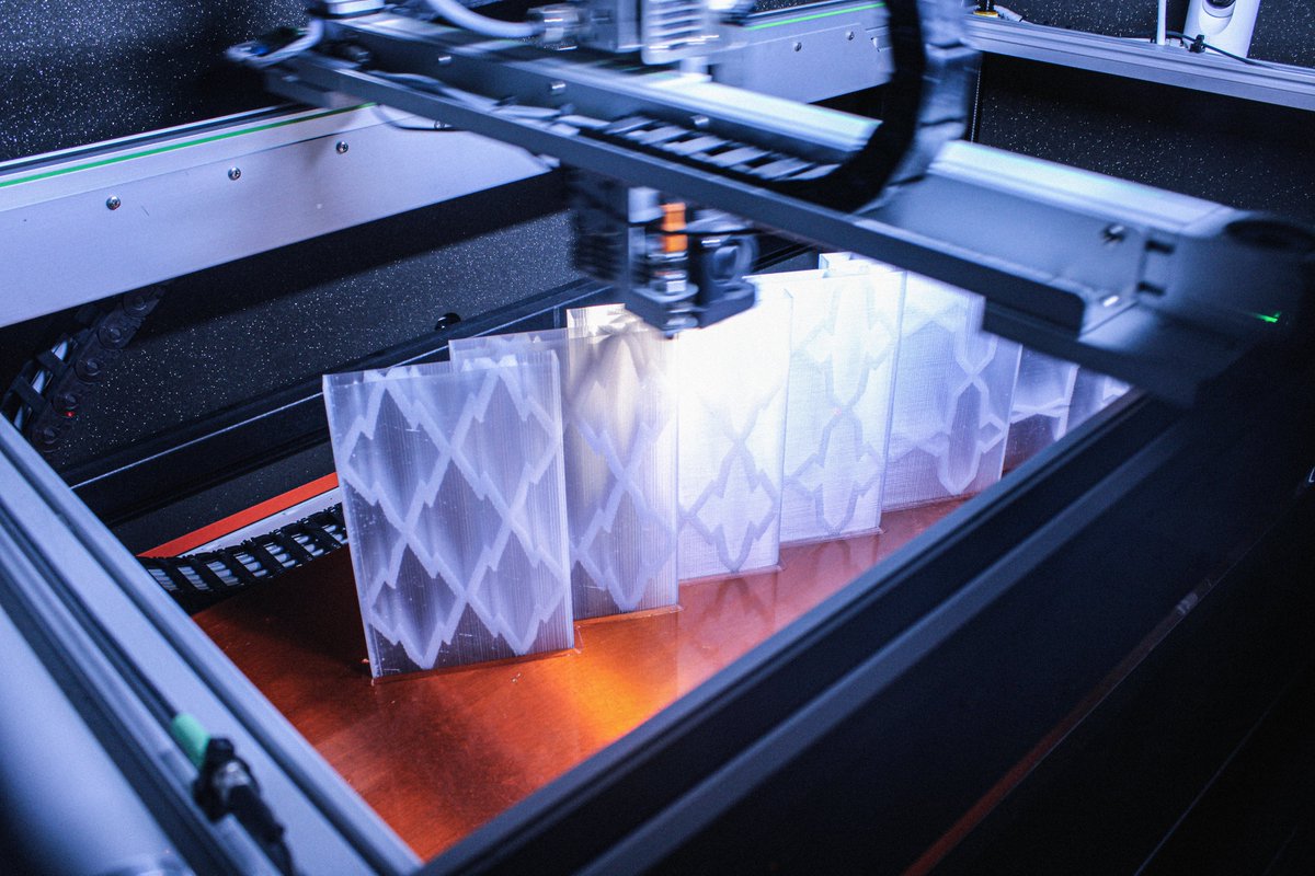 🚨 New Blog Alert!
BBA STUDIO’s Infill Heritage impressed at Milan Design Week 2025 🇮🇹 — a modular installation with large 3D-printed panes crafted using BigRep STUDIO.

👉 Learn more about the project Infill Heritage here: bigrep.com/posts/3d-print…

#3Dprinting #Blog