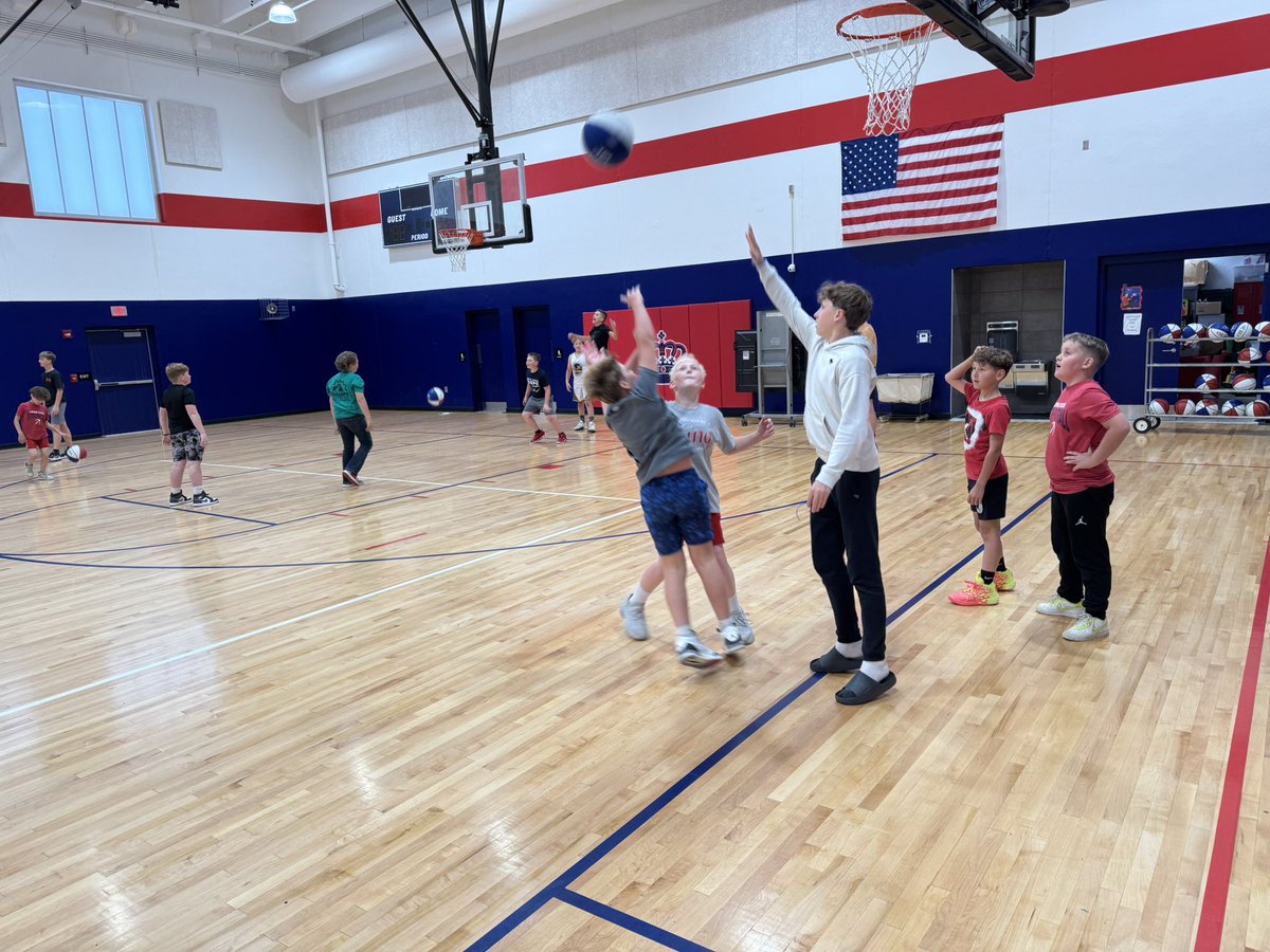Day 2 of 3rd-5rh grade camp! We have a lot of kids playing hard and competing!