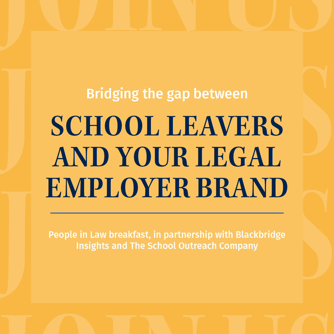 Please join us for an insight-driven morning with Steve Ward, Head of Insights at <a href="/BB_comms/">Blackbridge Comms</a>, and James Austen, CEO and founder of The School Outreach Company, on Wednesday 11th June at <a href="/Pinsent_Masons/">Pinsent Masons</a>.

Register here 👉peopleinlaw.co.uk/event/bridging…