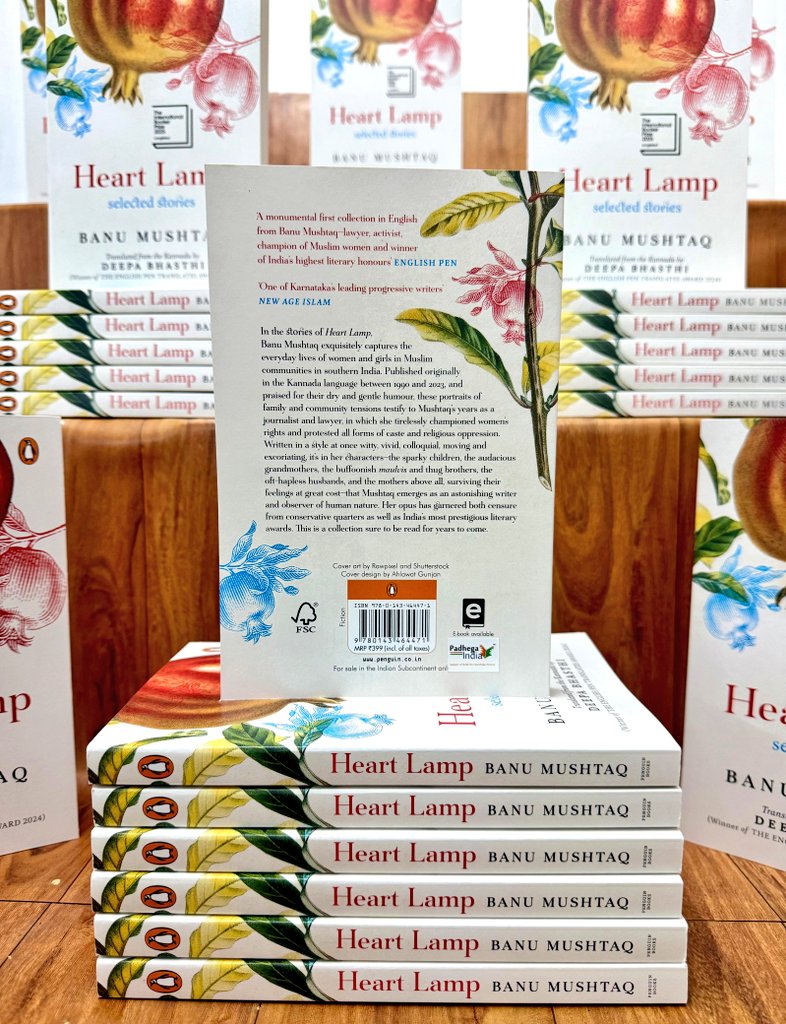 PadhegaIndia_'s tweet photo. #MayWithPI. Flat 25% Discount.
Presenting the much acclaimed book and winner of @TheBookerPrizes 2025 : Heart Lamp (Selected Stories) by Banu Mushtaq, translated from Kannada by Deepa Bhasthi, published by @PenguinIndia.
#BuyOriginal ๐ฎ #BuyFromPI
Order ๐ https://t.co/dGv8zCrkUv https://t.co/FPpvOQTbMi