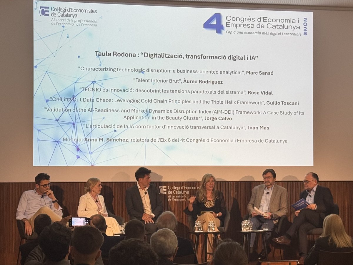 albert_domingo (@albert_domingo) on Twitter photo Ahir al <a href="/economistescat/">Col·legi d'Economistes de Catalunya</a> vam poder gaudir d’unes taules rodones on discutir el futur de l’ecosistema de transferència i d’innovació a Catalunya, amb un focus a la innovació privada i la relació amb els centres de recerca i universitats Ahir al <a href="/economistescat/">Col·legi d'Economistes de Catalunya</a> vam poder gaudir d’unes taules rodones on discutir el futur de l’ecosistema de transferència i d’innovació a Catalunya, amb un focus a la innovació privada i la relació amb els centres de recerca i universitats