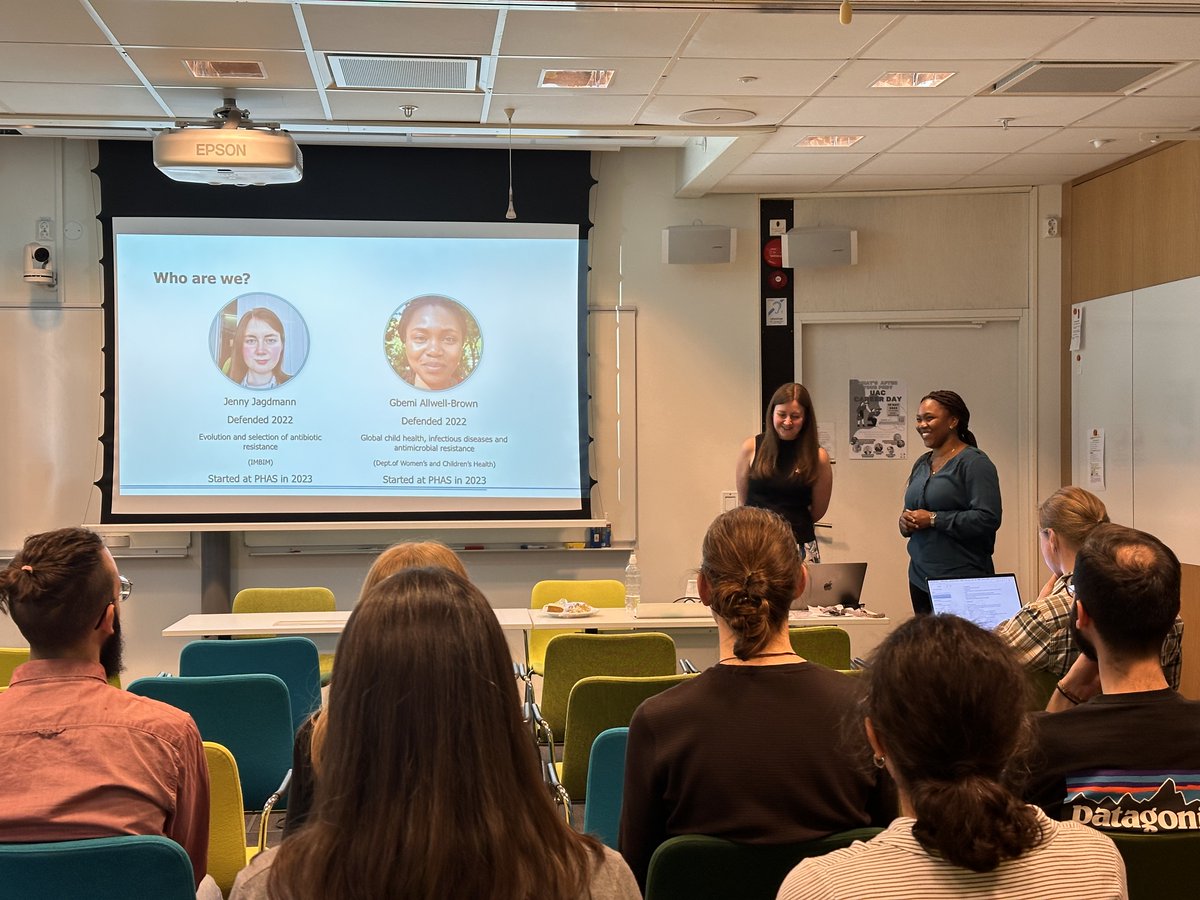 Our first UAC Career Day brought alumni + PhD students together for real talk on life after the degree.

From diagnostics to policy, every path was different and every insight valuable!
Huge thanks to our speakers!
📎 Recap: uu.se/en/centre/upps…

#AMR #phdlife #researchcareers