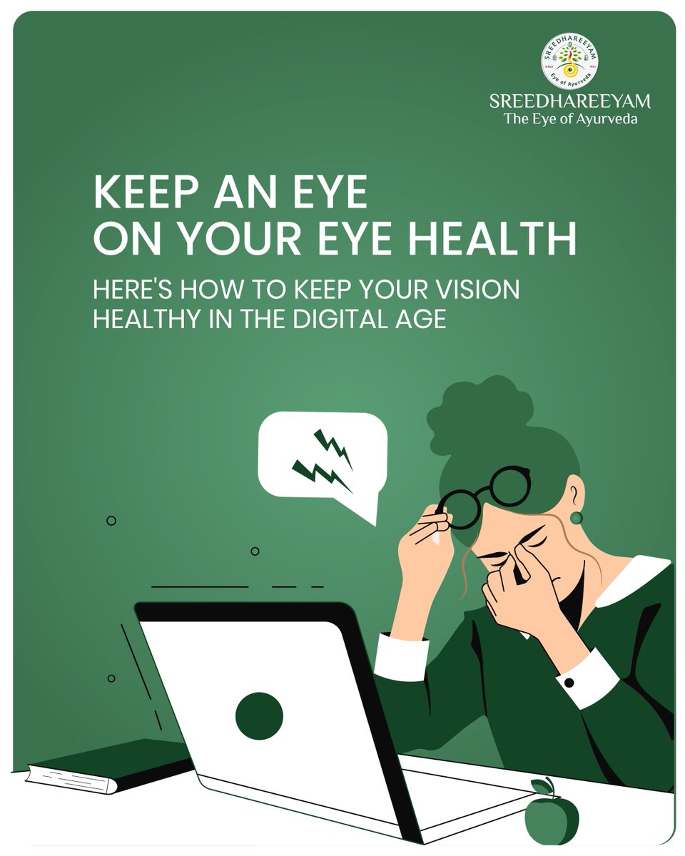 AyurvedicEye's tweet image. 👀 In today’s screen-heavy world, your eyes deserve more care than ever.
Swipe through for simple, effective ways to maintain healthy vision naturally. 🌿✨
Let your eyes rest, reset, and rejuvenate with Ayurvedic wisdom.

#Sreedhareeyam  #EyeCareTips #DigitalEyeStrain