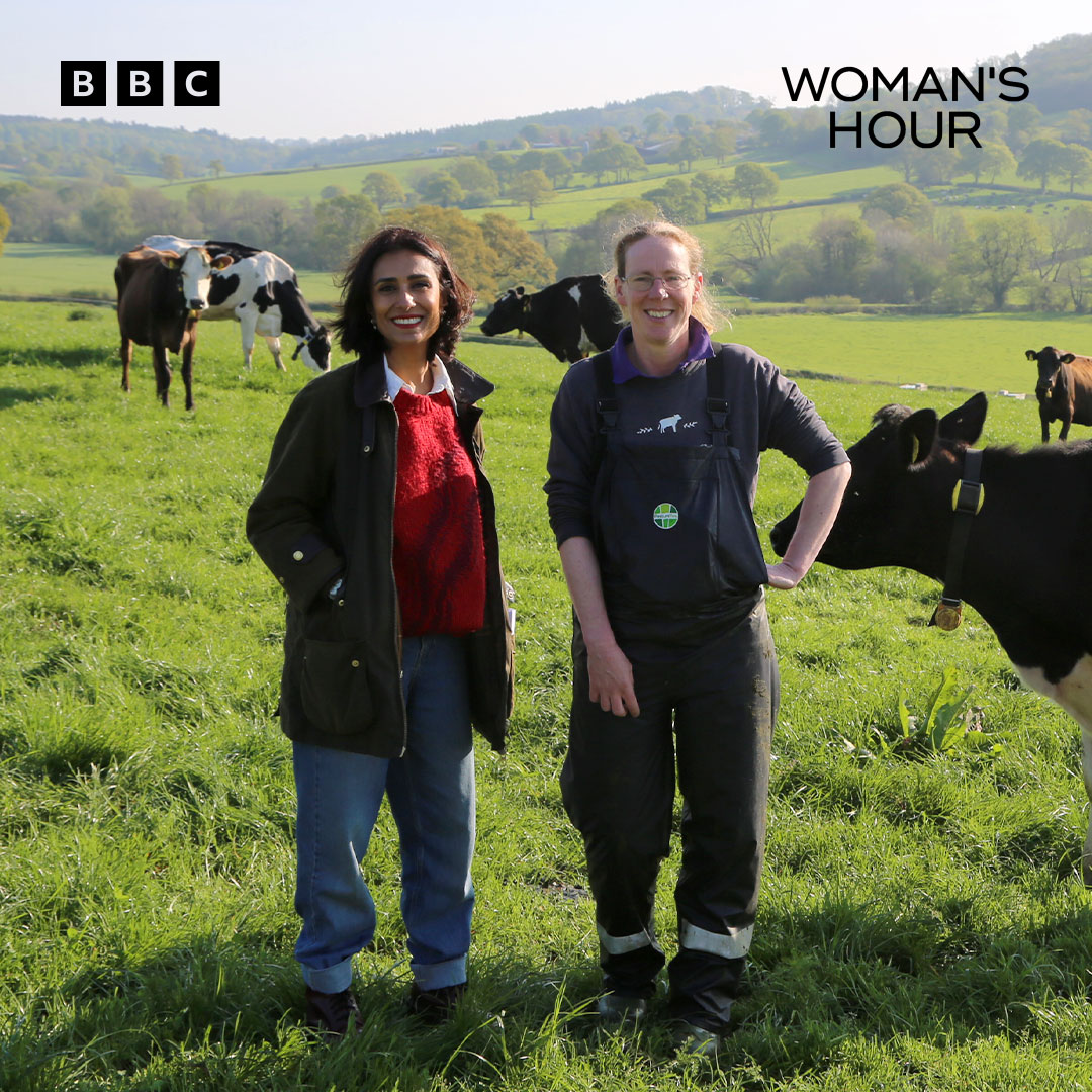 BBC Woman's Hour (@bbcwomanshour) on Twitter photo ❓ Have you ever wondered what life is like as a farmer? Well, we have just the programme for you.
We’re on a dairy farm in Devon for a special programme all about women and farming 🚜
<a href="/itsanitarani/">anita rani</a> joins Lorna Burdge to hear about a day in her life as a dairy farmer ⬇️ ❓ Have you ever wondered what life is like as a farmer? Well, we have just the programme for you.
We’re on a dairy farm in Devon for a special programme all about women and farming 🚜
<a href="/itsanitarani/">anita rani</a> joins Lorna Burdge to hear about a day in her life as a dairy farmer ⬇️