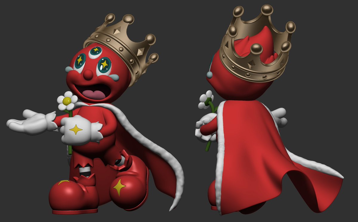 Final version before printing out!🔥
This piece will be join the group exhibition soon in Thailand 

Aethur the crown
Material: Resin 
15/15 edition 

DM to order