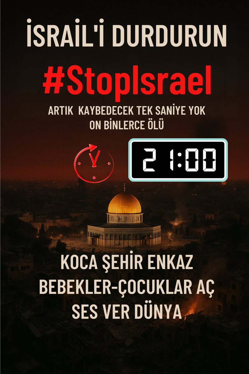 hulyayoldas_'s tweet image. Ses ver dünya

İsrail&apos;i Durdurun
#Stopısrael
#StopIsraeliGenocide