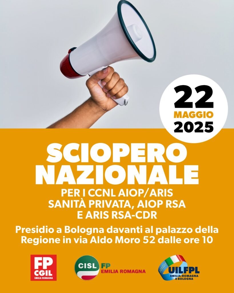 Verso lo sciopero nazionale per #sanitàprivata e RSA indetto da Fp Cgil, Cisl Fp e UILFPL.
Al centro il mancato rinnovo dei contratti nazionali, condizioni insostenibili, carenza di personale, turni massacranti e aggressioni.
A #Genova, presidio dalle 10 in #PiazzaDeFerrari.