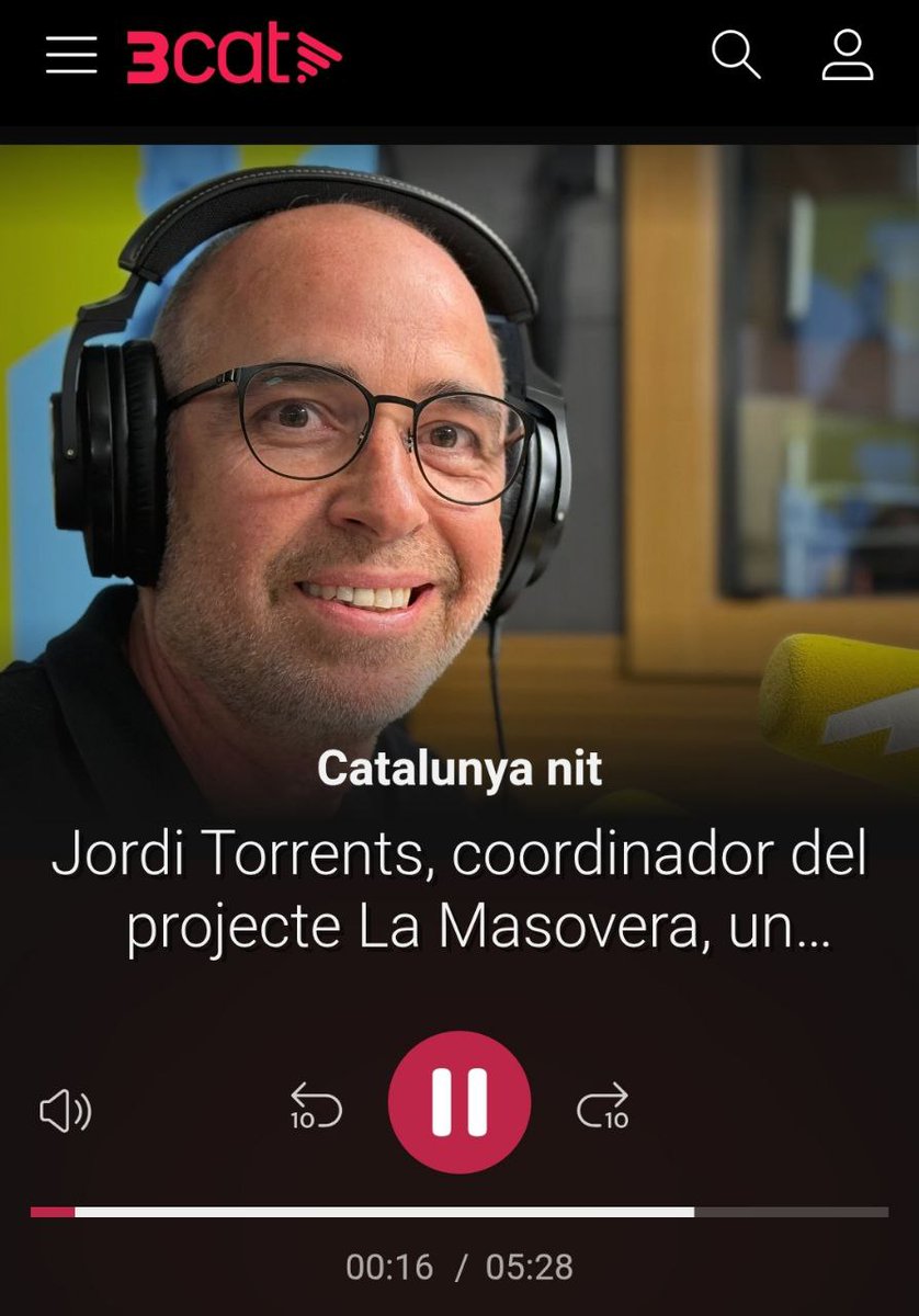 Xarxa d'Ateneus Cooperatius (XAC) de Catalunya (@ateneuscoopcat) on Twitter photo I que bé que va explicar en Jordi Torrents, coordinador de l'Ateneu Cooperatiu @Coopsetania, què són els ateneus cooperatius, què és l'economia social i solidària i què és el mercat de #LaMasovera a l'entrevista al #CatalunyaNit de <a href="/CatalunyaRadio/">Catalunya Ràdio</a>!👇
3cat.cat/3cat/jordi-tor… I que bé que va explicar en Jordi Torrents, coordinador de l'Ateneu Cooperatiu @Coopsetania, què són els ateneus cooperatius, què és l'economia social i solidària i què és el mercat de #LaMasovera a l'entrevista al #CatalunyaNit de <a href="/CatalunyaRadio/">Catalunya Ràdio</a>!👇
3cat.cat/3cat/jordi-tor…