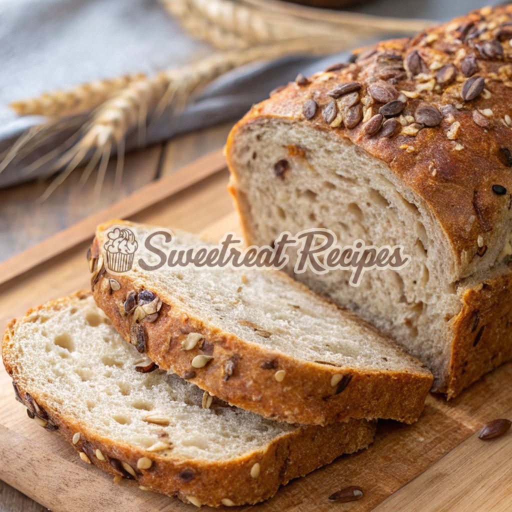 SweetreatRecipe's tweet image. Multigrain Bread
☑️Ingredients:
1.5 cups warm water
2.25 tsp active dry yeast
1 tbsp honey or maple syrup
1.5 cups whole wheat flour
1.5 cups bread flour
0.5 cup mixed grains/seeds (flax, sunflower, oats, etc.)
1 tsp salt
2 tbsp olive oil, plus more for greasing
#MultigrainBread