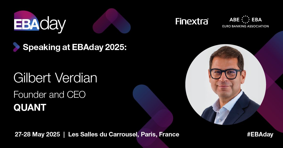Next week, Europe’s commercial banks and payment firms will gather in Paris to discuss the latest trends in next-generation banking, #fintech collaboration, and innovations in #crossborderpayments. 

Once again, Quant will be at the heart of the critical dialogue on the