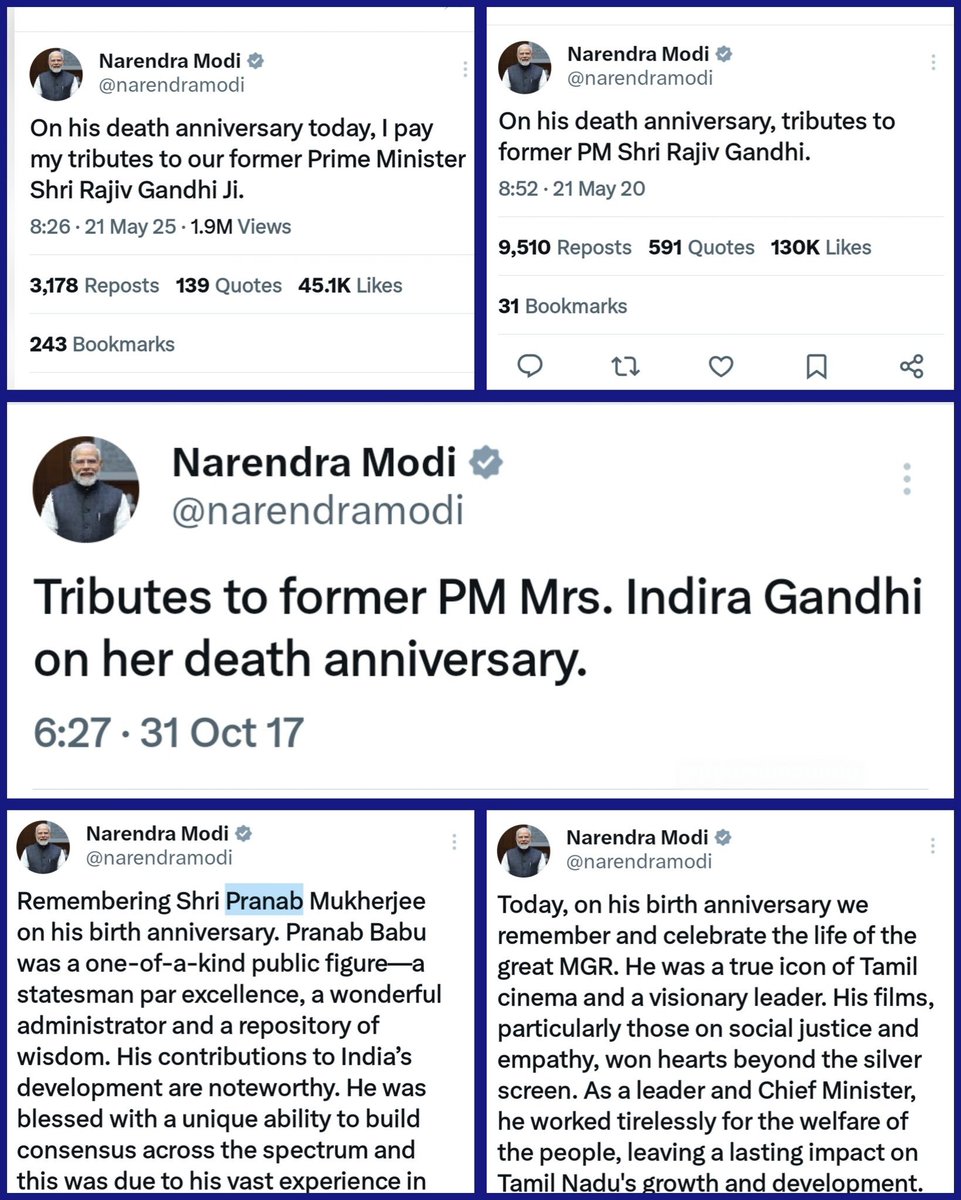 ये भेदभाव क्यों मोदीजी?
#राजीव_गांधी